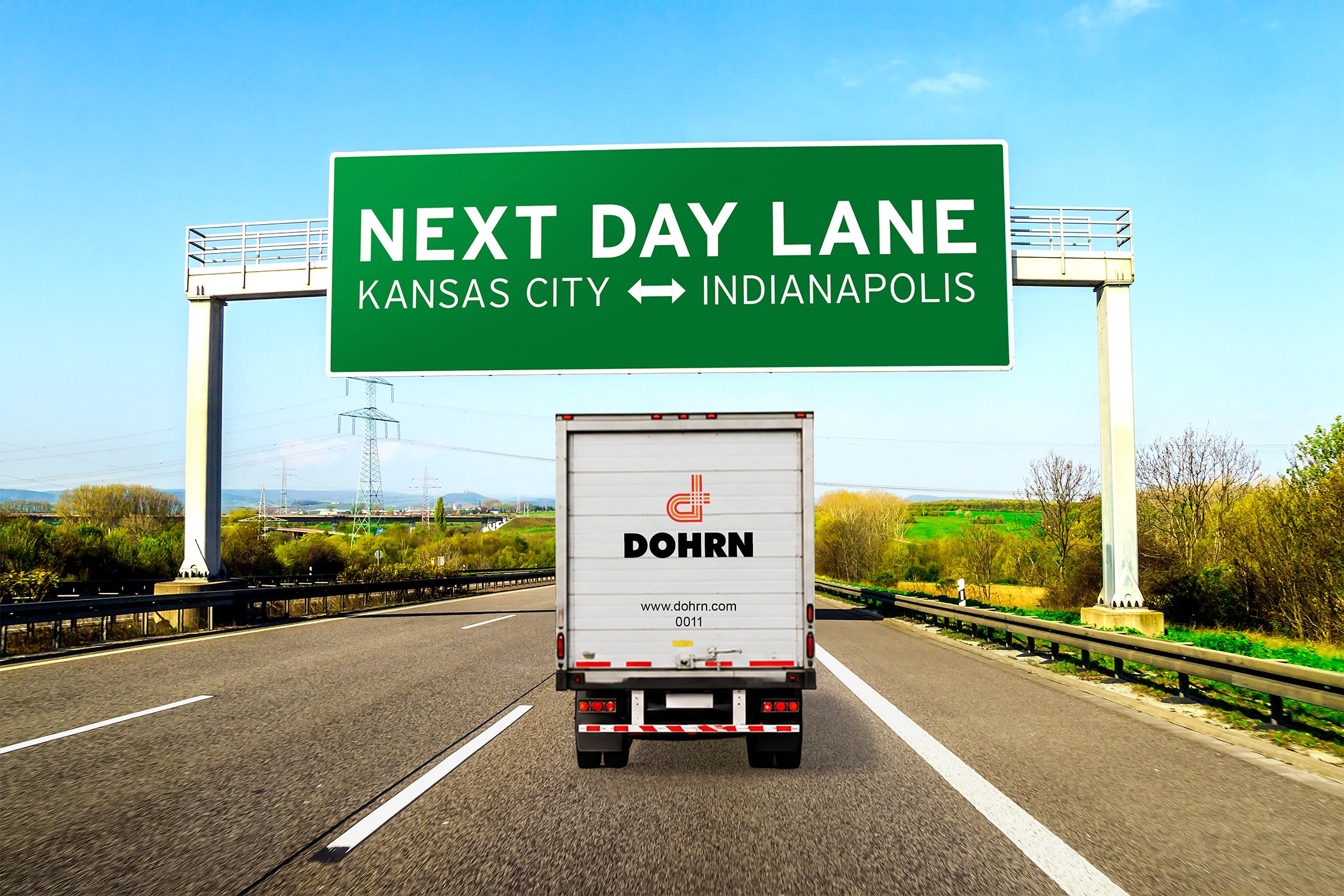 dohrn truck image on the road